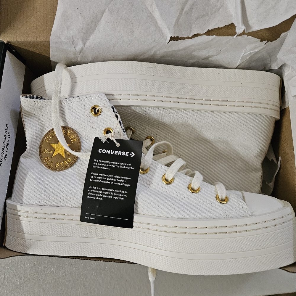 Converse All-Star Lift High Top Sneakers - Size 9.5